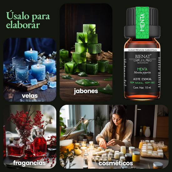 Aceite Esencial De Menta Bienat Aromaterapia México 1689